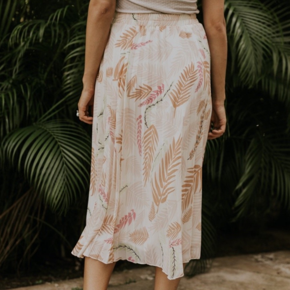 Warmer Days Floral Skirt